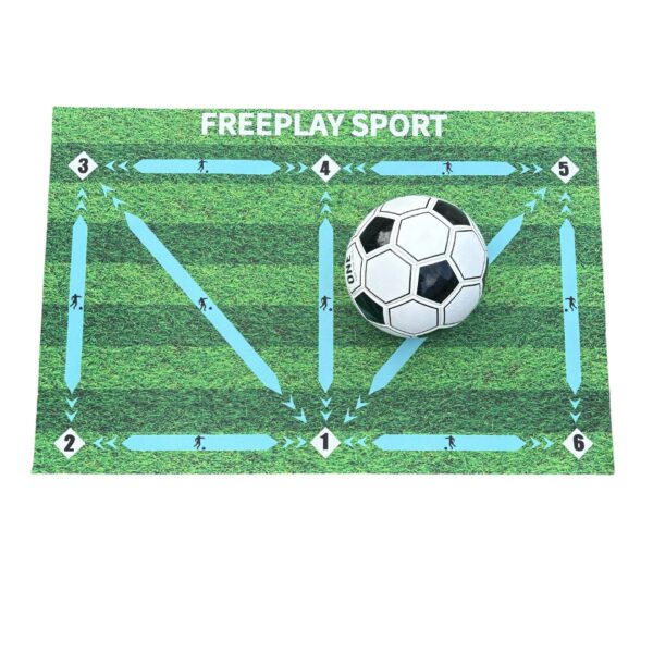 Fodbold Træningsmåtte 90 x 60 cm - Freeplay Sport