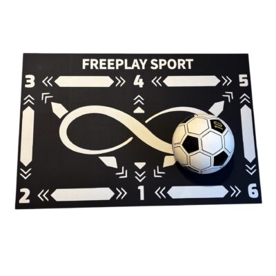 Fodbold Taktik Træningsmåtte 90 x 60 cm - Freeplay Sport