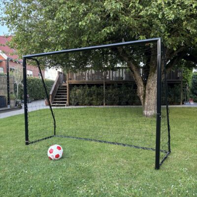 Fodboldmål Freeplay Elite Talento 240×160 cm – Galvaniseret Sort Stål