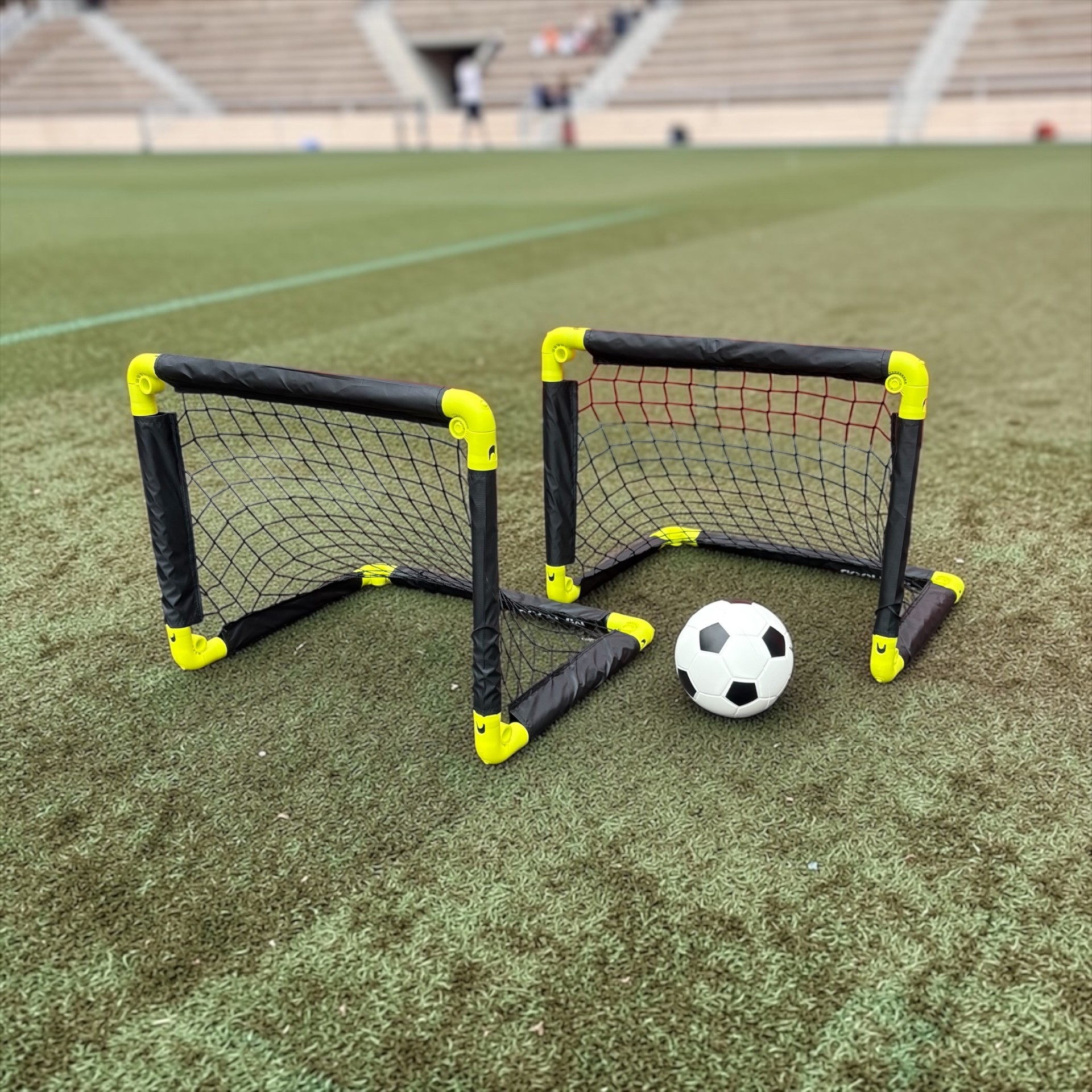 2 stk. Junior Fodboldmål B55 x H44 - Foldbar Kliksystem - Billede 2