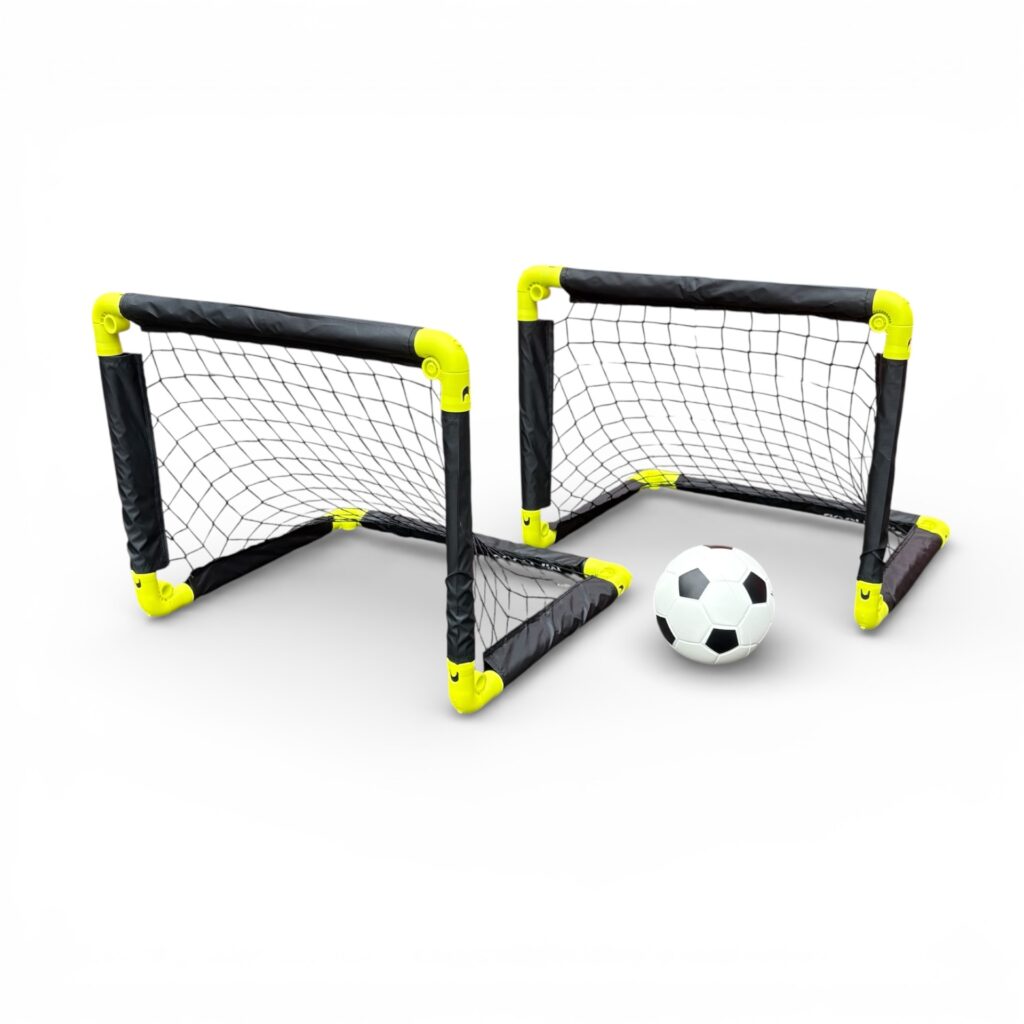 2 stk. Junior Fodboldmål B55 x H44 - Foldbar Kliksystem