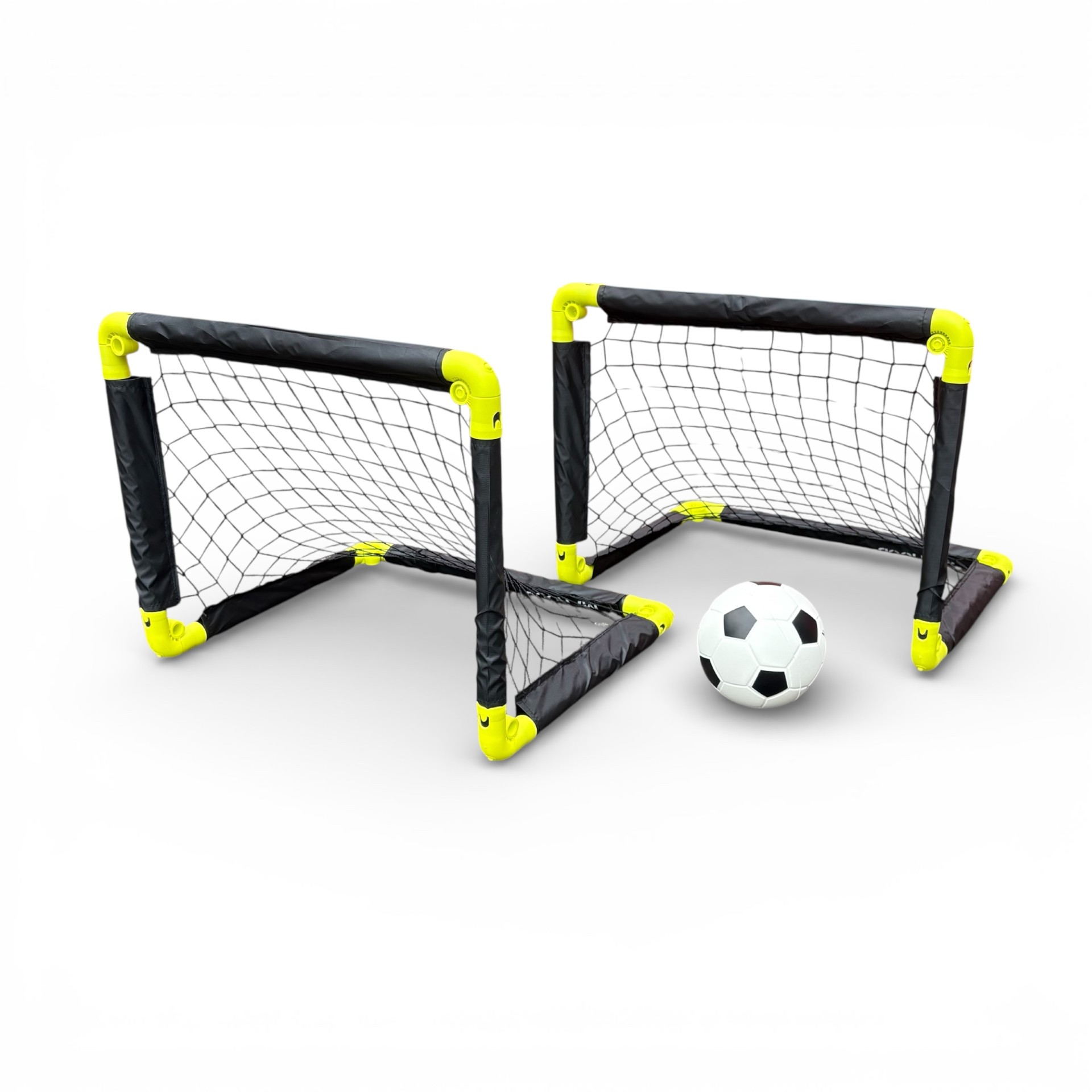 2 stk. Junior Fodboldmål B55 x H44 - Foldbar Kliksystem